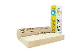Laine de verre Combles aménagés ISOVER ép.160 mm - Rouleau kraft 1,2 x 3,7 m R. 4,55 m².K/W