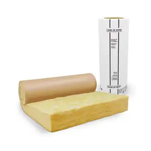 Laine de verre 100mm Mur 32 R:3,15 - 2,70mx1,2m - Rouleau kraft