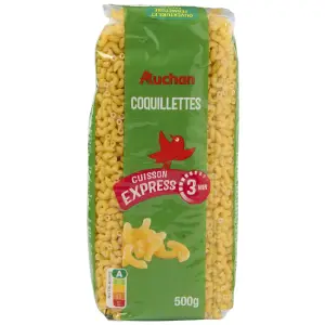COQUILLETTES CUISSON RAPIDE AUCHAN