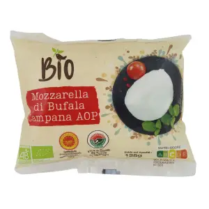 MOZZARELLA DI BUFALA CAMPANA AOP AUCHAN BIO