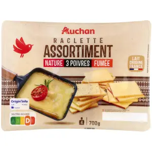 ASSORTIMENT FROMAGE À RACLETTE AUCHAN