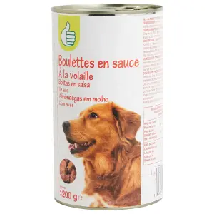POUCE Boîte boulettes en sauce à la volaille 1,2kg