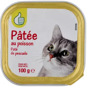 POUCE Pâtée au poisson pour chat 100g
