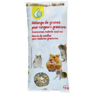 POUCE Mélange de graines pour rongeurs granivores 1kg