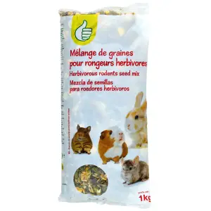 POUCE Mélange de graines pour rongeurs herbivores 1kg