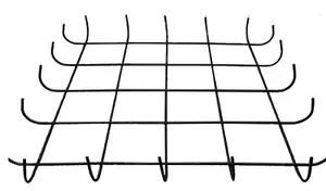 Semelle carrée pour portail, à poser sous un pilier, L. 75 x L. 75 cm