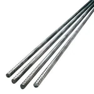Fer à béton torsadé rond acier diamètre 8 mm L. 3 m