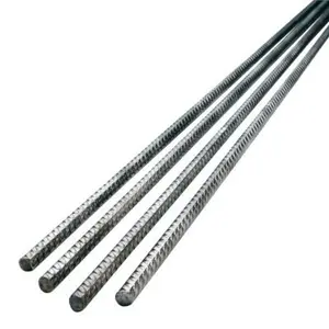 Fer à béton torsadé rond acier diamètre 10 mm L. 3 m