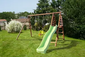 Portique en bois "TULIPE" - L. 323 x l. 354 x H. 222 cm