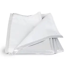 Doublure occultante et thermique pour rideau blanc l.135 x H.240cm Rocle