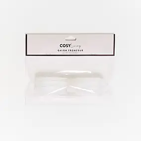 Galon fronceur L.600 x l.3,5cm Rocle, Cosy living