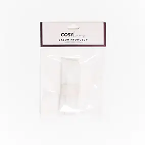 Galon fronceur L.350 x l.3,5cm Rocle, Cosy living