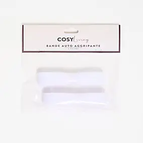 Bande auto aggripante à coudre blanc L.150 x l.2cm Rocle, Cosy living