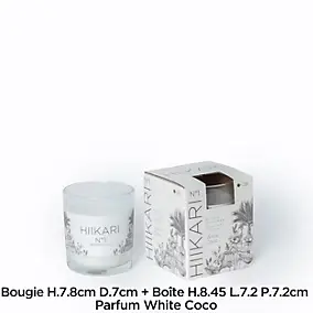 Bougie parfumée Sense white coco 110g JBY creation