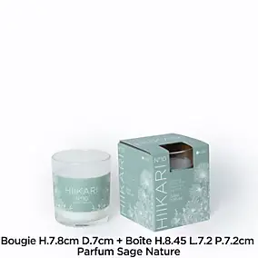 Bougie parfumée Sense sage nature 100g JBY creation