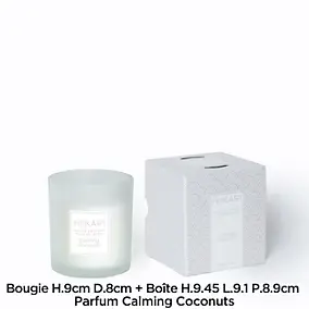 Bougie parfumée Sense calming coconuts 195g JBY creation