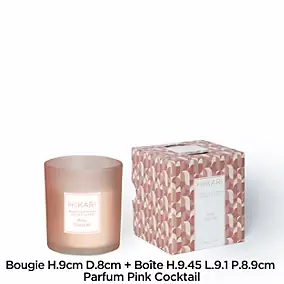 Bougie parfumée Sense pink cocktail 195g JBY creation