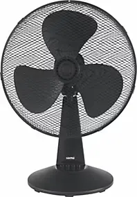 Ventilateur de table noir 40W 35 cm Varma