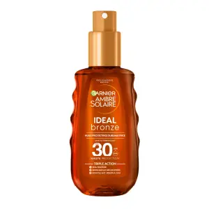 GARNIER Ambre Solaire Idéal Bronze Huile protectrice sublimatrice SPF30 150ml