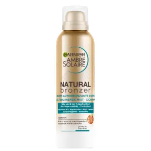 GARNIER Ambre Solaire Natural Bronzer Brume auto-bronzante foncé 150ml