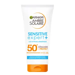 GARNIER Ambre Solaire Sensitive Expert+ Lait hypoallergénique FPS50+ 175ml