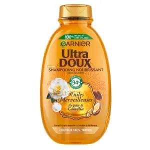 Shampoing nutrition Ultra Doux Argan et camélia