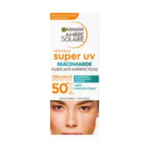 GARNIER Ambre Solaire Super UV niacinamide fluide anti-imperfections fps 50+ 40ml