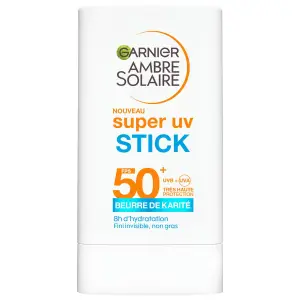 GARNIER Ambre Solaire Stick super UV FPS50+ beurre de karité 18g