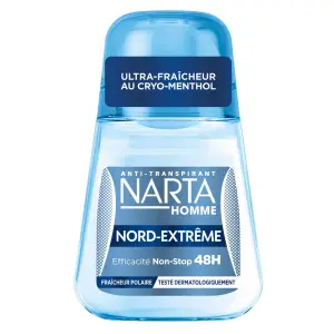 NARTA Déodorant bille 48h homme fraîcheur polaire 50ml