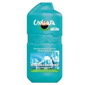 USHUAIA Gel douche homme minéraux marins 280ml