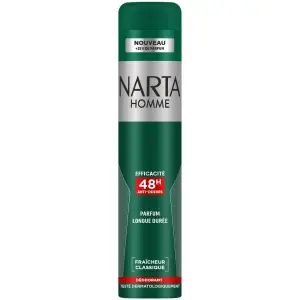 NARTA Homme Déodorant spray 48h fraîcheur classique 200ml