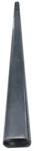 Tube ovale chrome L. 2 m x 30 x 15 mm