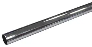 Tube rond chrome - L. 2 m x Ø. 18 mm