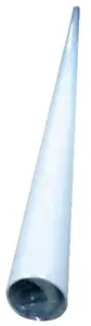 Tube rond - Blanc - L. 1 m x ø. 18 mm
