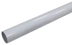 Tube rond 18 mm blanc L. 1,50 m Ø 18mm