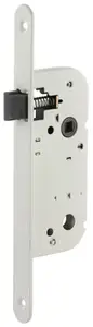 Serrure à encastrer pour porte de cuisine séjour axe 40 mm acier embouti