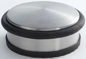 Butée de porte plate en acier inoxydable 10,5 x4,5 cm