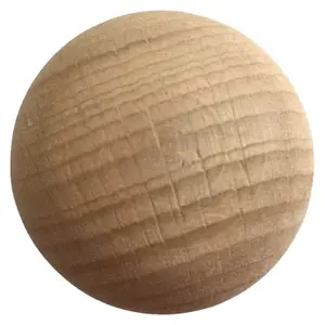 Bouton rond en pin Ø 40 mm
