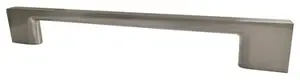 Poignée droite entraxe 160 mm en acier chromé
