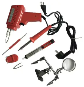 Mallette de soudure, pistolet, fer à souder et accessoires