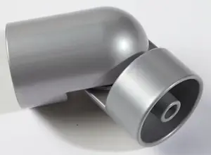 Coude articulé pour main courante gris