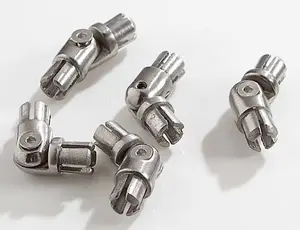 Lot de 5 coudes articulés pour tubes inox