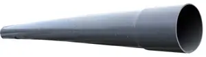 Tube gris en PVC Ø 40 mm - 2 mètres