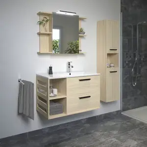 Mitigeur lavabo chromé "Ayaz" - H. 15,5 cm