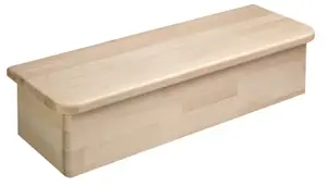 Socle en hêtre pour escalier H.30 cm x Larg. 90 cm x P. 20 cm