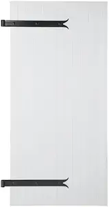Kit volet battant en PVC blanc H. 178 cm l. 120 cm