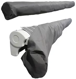 Housse pour store banne noire - 4 m ajustable