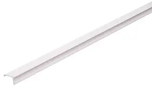 Kit habillage blanc en aluminium pour baie coulissante 210x180 cm