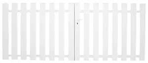 Portail PVC battant blanc "Oléron" - L. 3 x H. 1,20 m