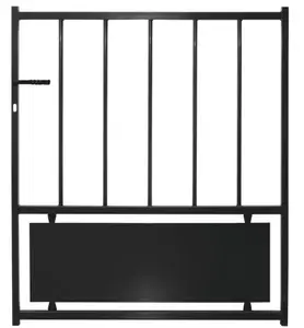 Portillon fer noir "Bristol" - L. 1,03 x H. 1,20 m
